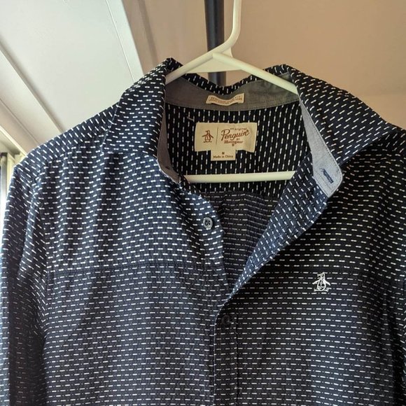 Men's Penguin by Munsingwear woven button up shirt - Size medium - Picture 2 of 6